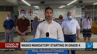 The ford government releases its back-to-school plan, which includes
mandatory masks and a combination of online in school learning for gta
high s...