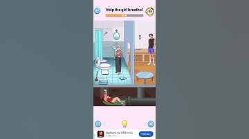 Brainy prankster level 65 Help the girl to breathe