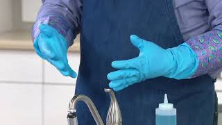 A Cleaner Home Set of 2 Pairs Premium All-Purpose Cleaning Gloves on QVC screenshot 4