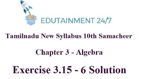 10th std Maths|Exercise 3.15 - 6|Graph of Variation|Algebra|TN Samacheer Syllabus 2020|Ex 3.15|Sum 6