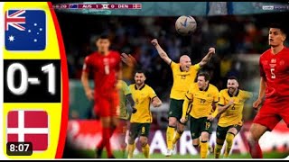 ملخص مباراة استراليا والدنمارك 1-0 كأس العالم 2022