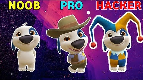 NOOB VS PRO VS HACKER | MY TALKING HANK GAMEPLAY #1