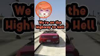 Kiara sings Highway to Hell and crashes into a Car.   #holoENshorts #Shorts