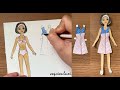 paper dolls - búp bê giấy - cắt búp bê giấy - d.i.y paper doll