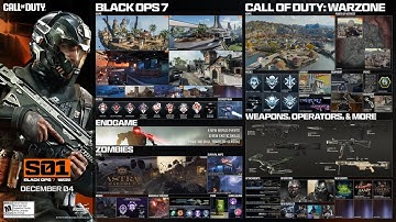 FULL Black Ops 7 Season 1 Roadmap & Content Overview… (Multiplayer, Zombies, Warzone)