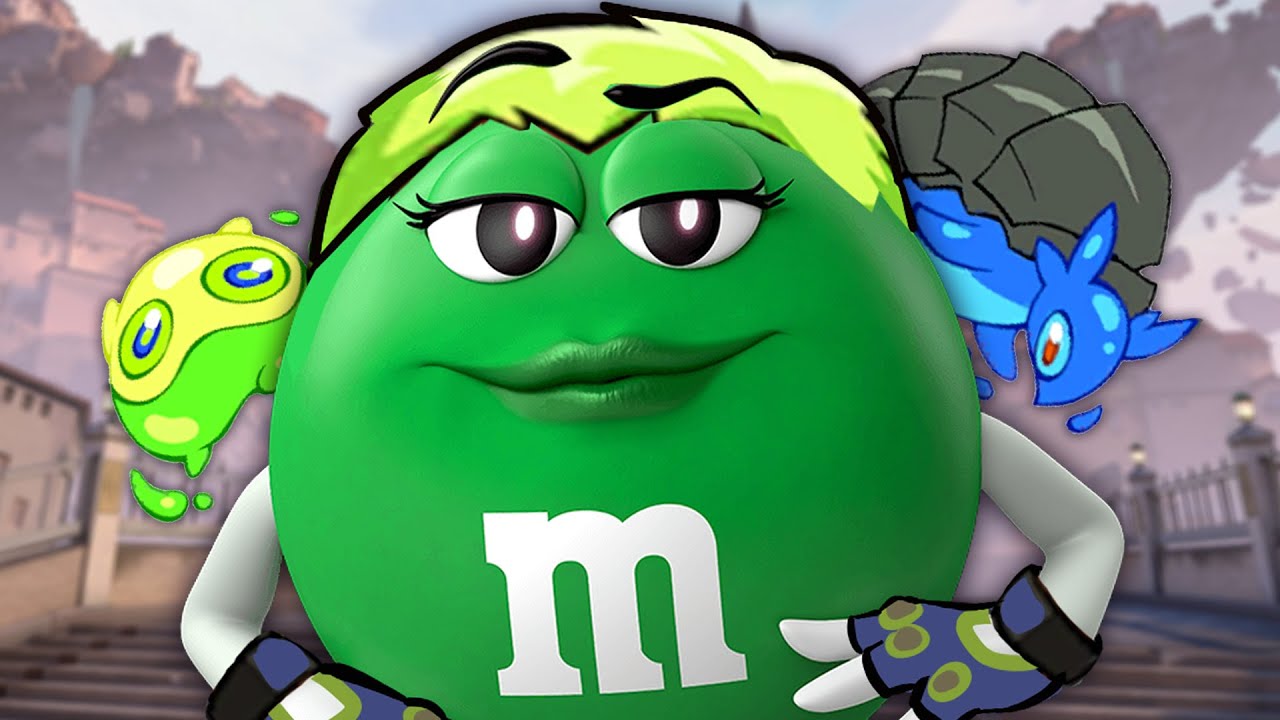 Off Brand Green M&M 