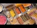 바람직한 변신! 김밥의 화려한 업그레이드 (연어,새우,전복,,불고기) / New style! Korean colorful rice rolls (Gimbab)