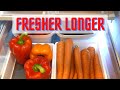 How to Keep Fruits and Vegetables Fresh Longer