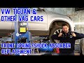 VW Tiguan Front Spring replacement and shock absorber removal. How to replace front coil spring