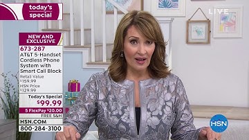 AT T 5Handset Cordless Phone System with Smart Call Block