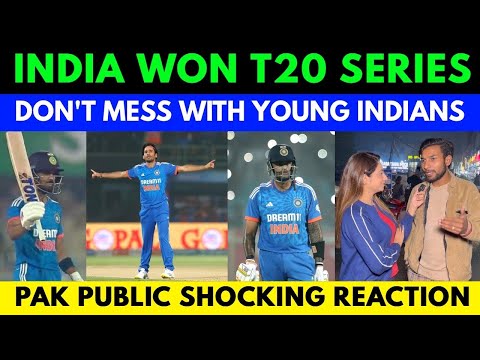 INDIA🇮🇳 WON T20 SERIES AGAINST AUSTRALIA | PAK PUBLIC SHOCKING REACTION | SANA AMJAD