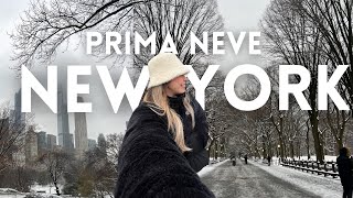 PRIMA NEVE A NEW YORK🗽❄️ SOLO DAY a NYC e affrontiamo le nostre paure