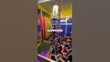 The BIGGEST Ticket Claw Machine in the World 😱 #shorts #arcade #clawmachine