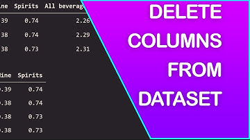How to drop columns in pandas dataframe using python inside visual studio code.