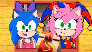Sonic And Amy watch THE AMAZING DIGITAL CIRCUS Episode 4