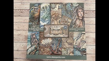 WHATS NEW!  STAMPERIA SONGS OF THE SEA PAPER PACK | SHELLIE GEIGLE | J&S HOBBIES AND CRAFTS