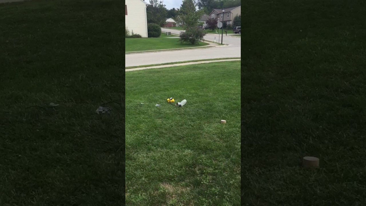 110 psi water bottle explodes