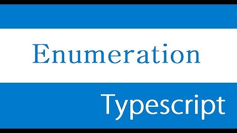 ES6 and Typescript Tutorial - 45 - Enumeration
