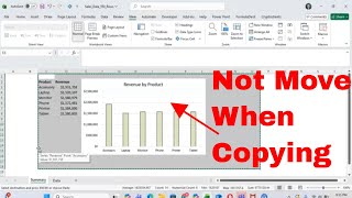 How to Have Charts and Objects Not Move With Copied or Cells in Microsoft Excel #tutorial #howto