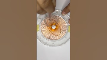 Relaxing ASMR Spirograph Creation | Satisfying Spiral Audio for Rest! #art #shorts #spirograph #asmr