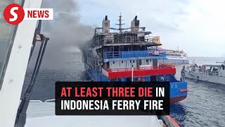 At least three killed in Indonesia ferry fire