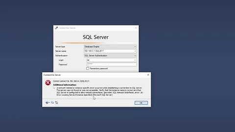 SQL Server 2019 remote connection error| sql sever 2017 tcp connection