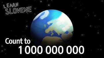 Learn Slovene: Count to a billion