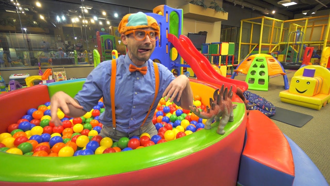 Download Blippi Learns at the Indoor Playground | Educational Videos for Toddlers
