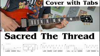 Sacred The Thread - Greta Van Fleet - Guitar Cover with tabs and backing track (Lesson/Tutorial)