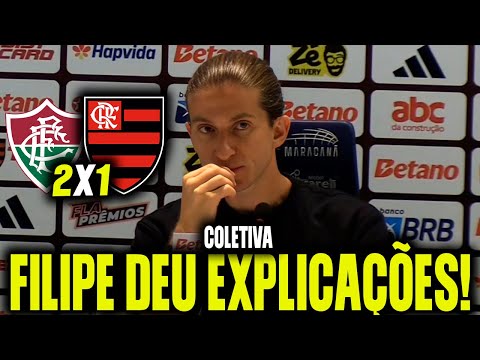 Press conference with coach Filipe Luís after Fluminense 2-1 Flamengo in the Brazilian Championship!