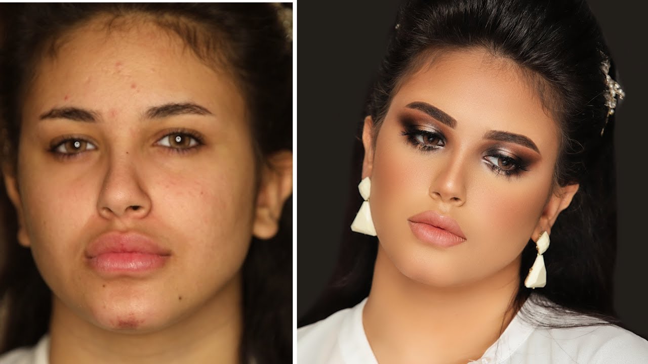 ميك اب ذهبي للعيون المبطنة / مع كوكي