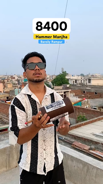 8400 Hammer Manjha 6 Reel Best Manjha Kite Fighting 🔥 #kite #kitelover #kitefighting #kitefestival