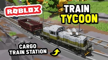 Building My Own CARGO TRAIN STATION Company in TRAIN TYCOON