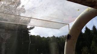 Jims Takeuchi #15 Making a cab for my excavator #1