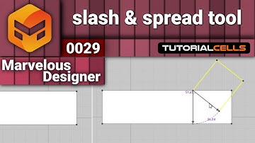 0029. slash & spread tool in Marvelous Designer
