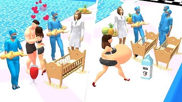 Mother Run 3D 👸🏃 Gameplay Android,ios  Walkthrough  👶 All Levels