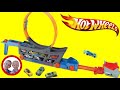 Hot wheels mobile stunt luncher unboxing with Mike and Jake | HOT WHEELS TRACK