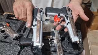 Beretta Brazilian and Turkish clone Taurus pt92 and gersion 9mm pistol comparison