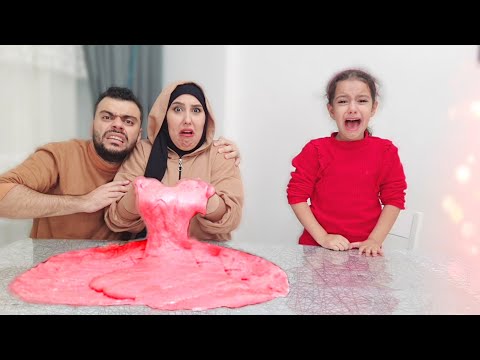 صنعنا أكبر سلايم بالعالم ل مريم متوقعتها تبكي