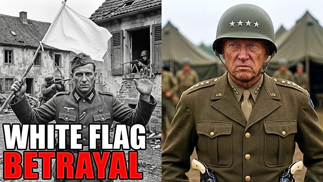 "What Patton Said When Germans Surrendered With White Flag - Then Opened Fire"