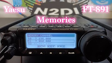Programmeren van de Yaesu FT-891-geheugens