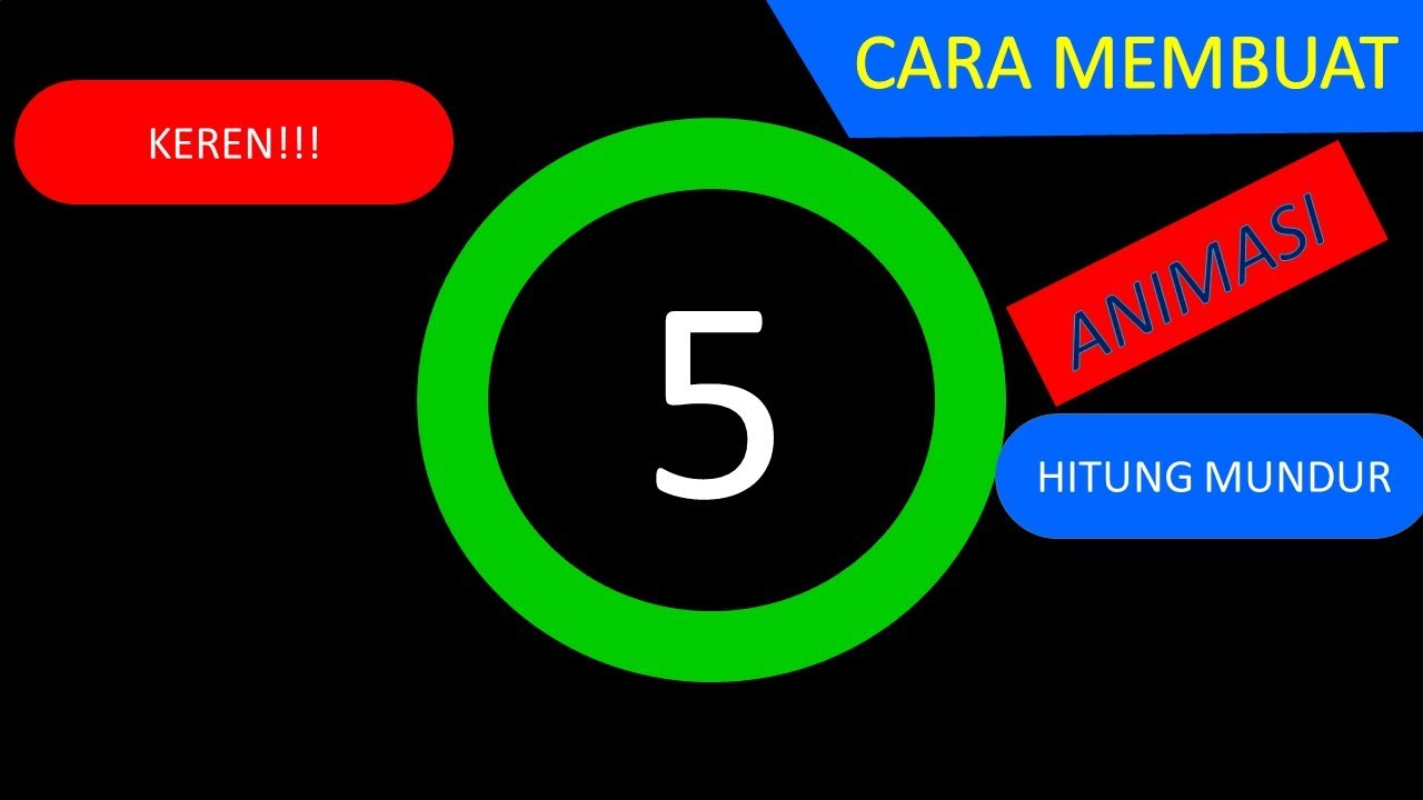 tutorial cara membuat animasi  hitung mundur PowerPoint  