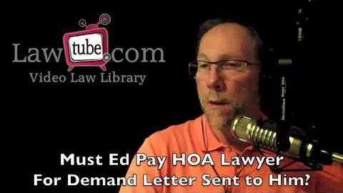Must homeowner pay HOA legal fees?