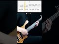 Bourée by Jethro Tull SOLO With TABS!  #bass