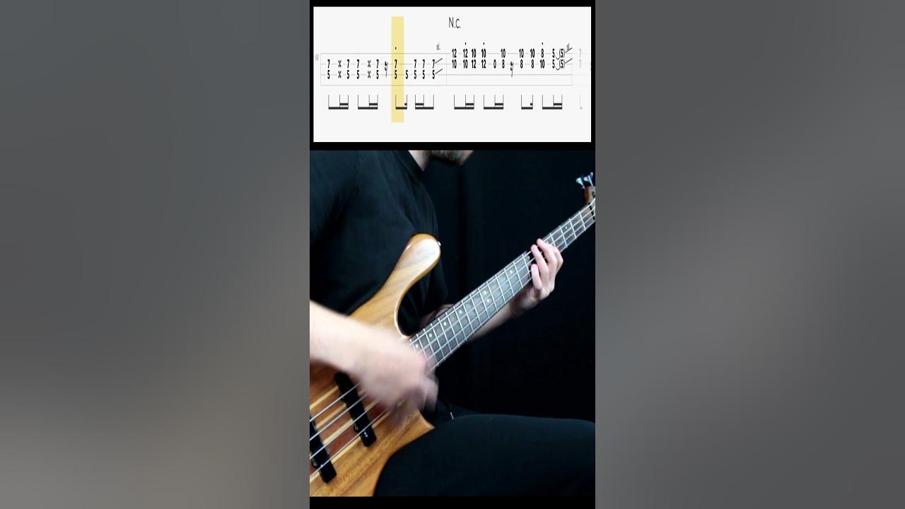 Bourée by Jethro Tull SOLO With TABS!  #bass