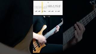 Bourée by Jethro Tull SOLO With TABS!  #bass