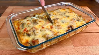 The eggplant that drives everyone crazy! Eggplant casserole is easy to prepare, no frying!