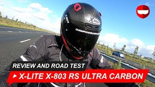 X-Lite X-803 RS Ultra Carbon Review and Road Test- ChampionHelmets.com