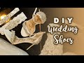 BLING CRYSTAL WEDDING SHOES | DIY WEDDING SHOES | BRIDAL SHOES | GLAM AFFORDABLE BRIDAL HEEL