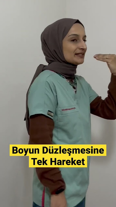 Boyun Düzleşmesi için tek egzersiz 🌼 #boyunağrısı